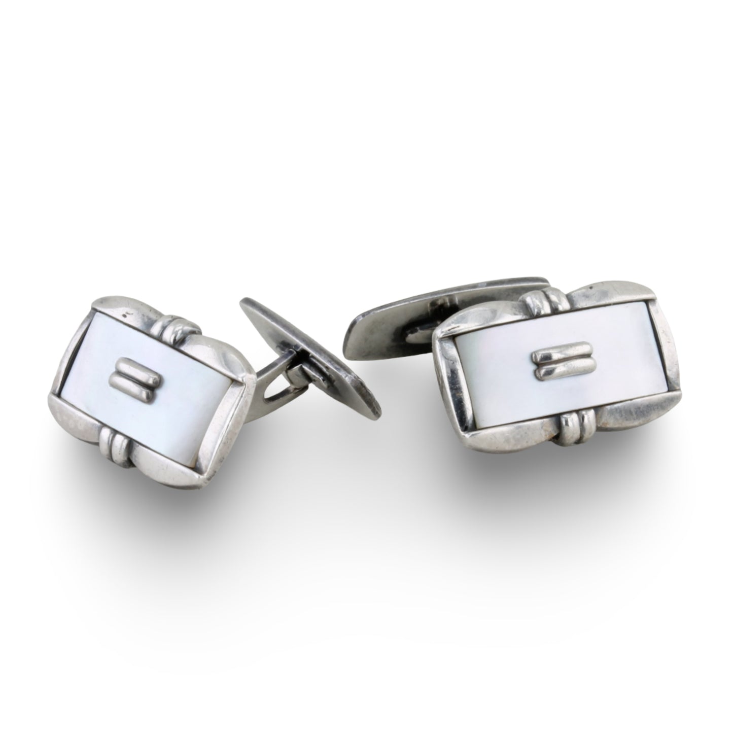 Manschettenknöpfe mit Perlmutt