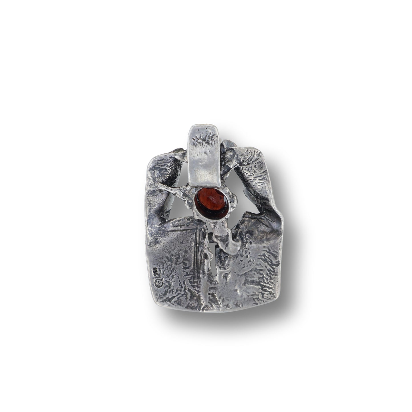 Silberanhänger mit Granat