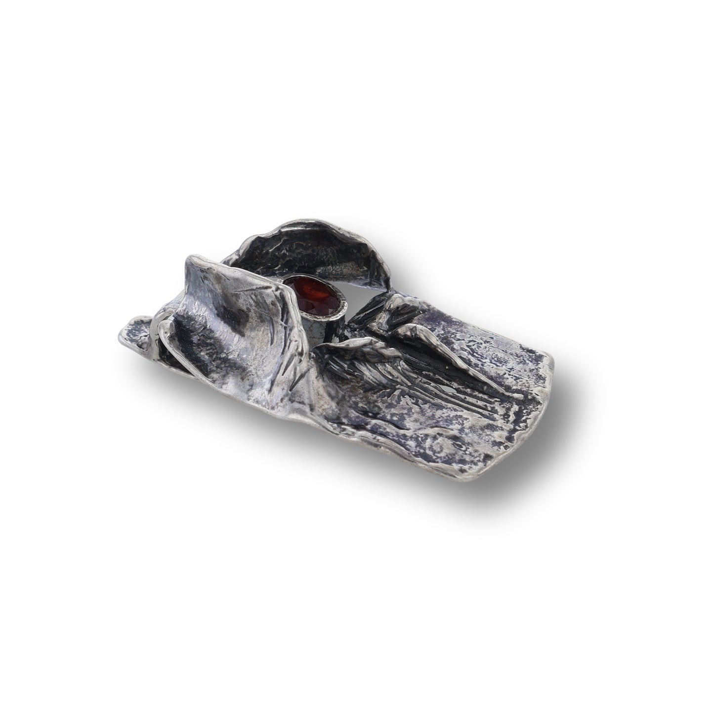 Silberanhänger mit Granat
