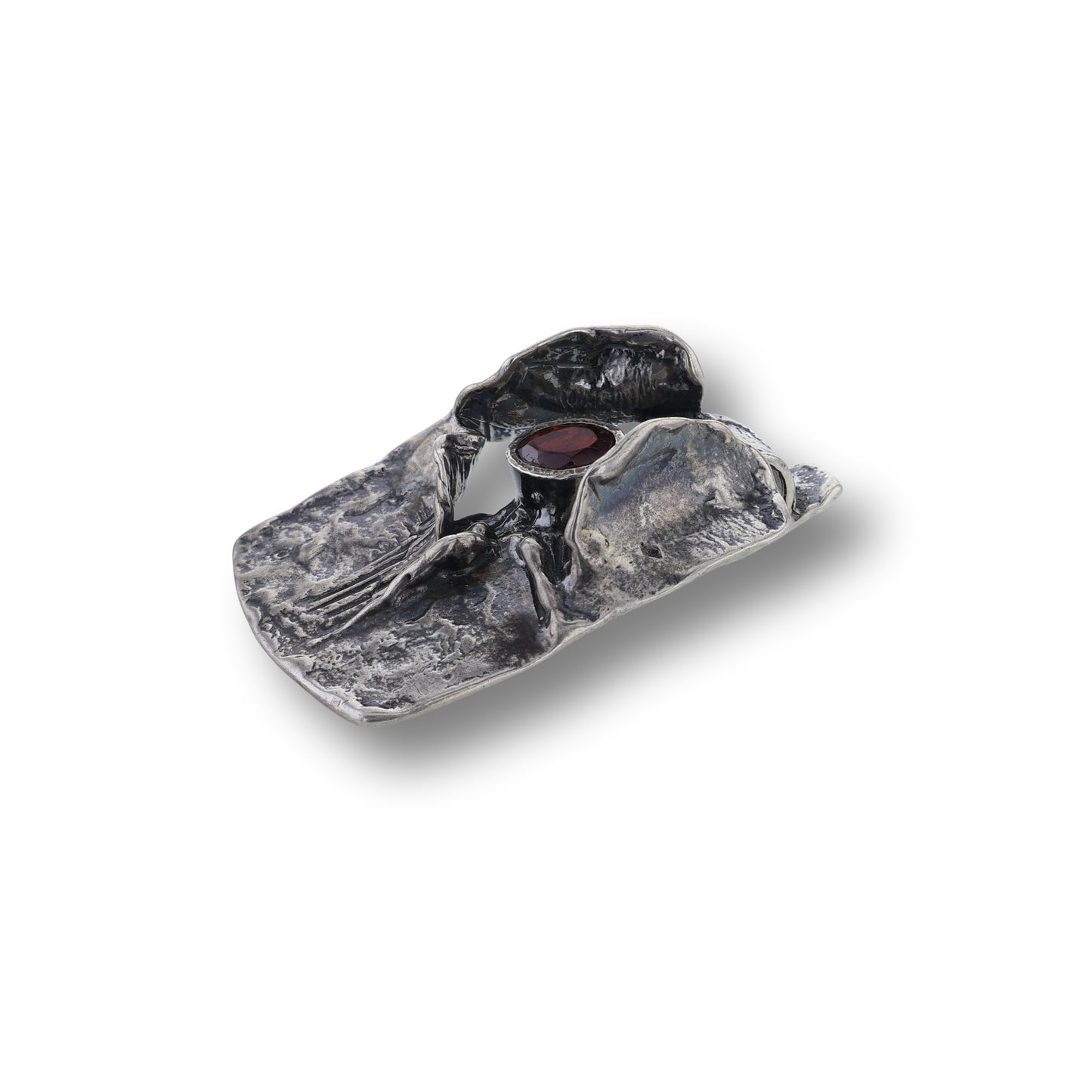Silberanhänger mit Granat