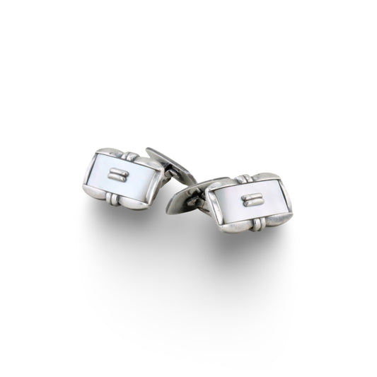 Manschettenknöpfe mit Perlmutt