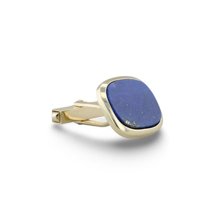 Goldene Manschettenknöpfe mit Lapislazuli
