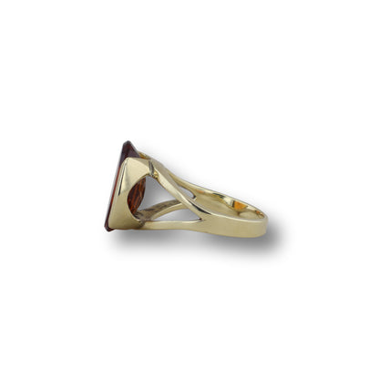 585er Gelbgold Ring mit Citrin