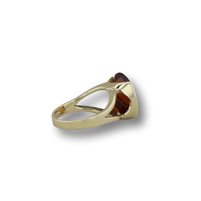 585er Gelbgold Ring mit Citrin