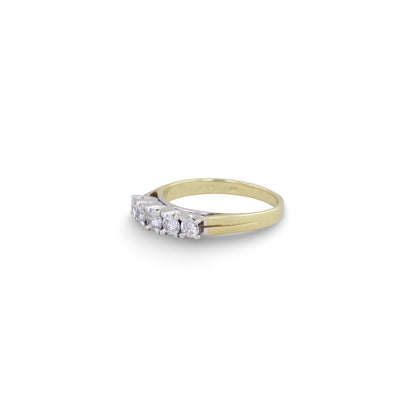 Eleganter Gelbgoldring in 585 Gold