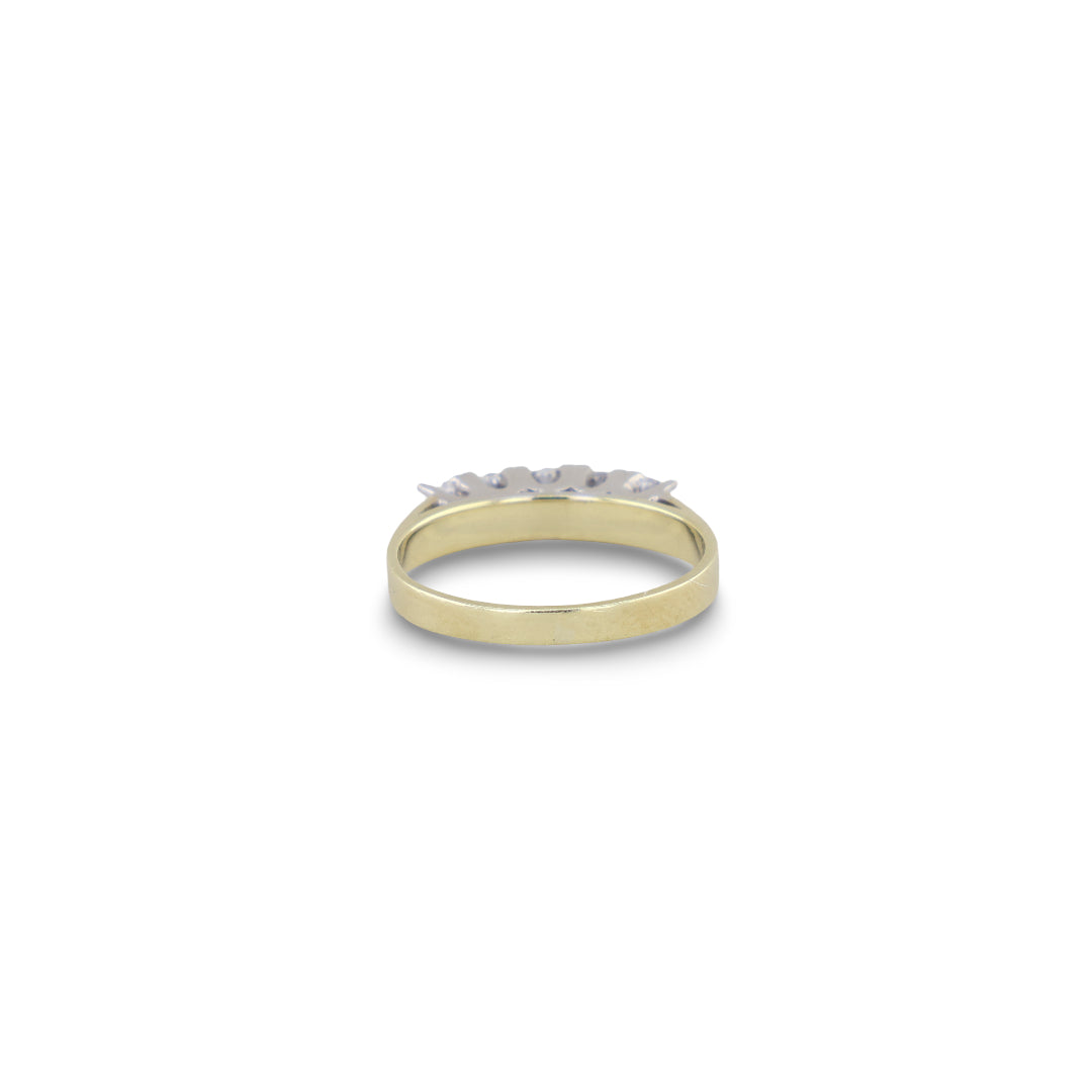 Eleganter Gelbgoldring in 585 Gold