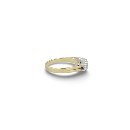 Eleganter Gelbgoldring in 585 Gold
