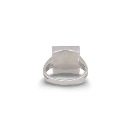 Weißgold Ring mit Lapislazuli