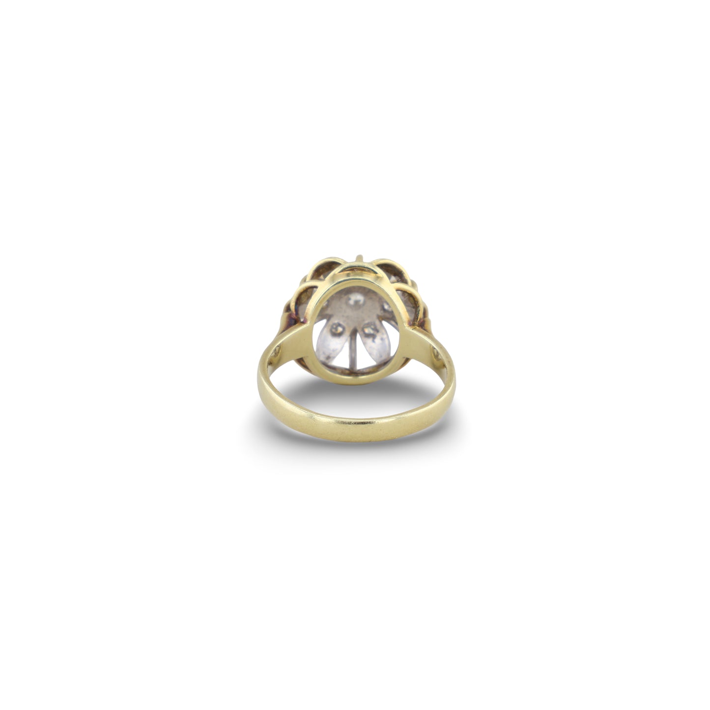 Gelbgold Ring als Blume