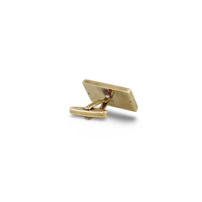 Gelbgold Manschettenknöpfe mit Lapis Lazuli