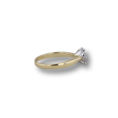 Gelbgold Ring mit Brillanten