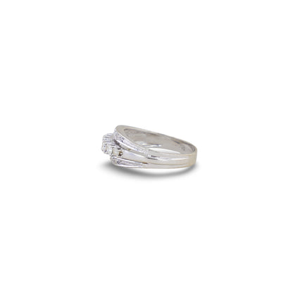 Weißgold Ring mit 7 Brillanten