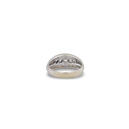 Weißgold Ring mit 7 Brillanten