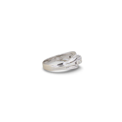 Weißgold Ring mit 7 Brillanten