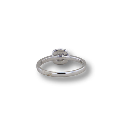 Ring eckig mit Brillantbesatz